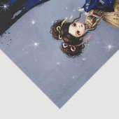 Decoupage Dark Circus Doll Tissuepapier (Detail)
