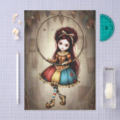 Decoupage Dark Circus Doll Tissuepapier (Craft)