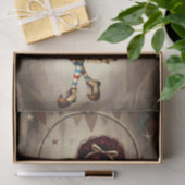 Decoupage Dark Circus Doll Tissuepapier (Geschenk)