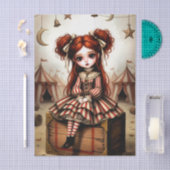 Decoupage Dark Circus Doll Tissuepapier (Craft)