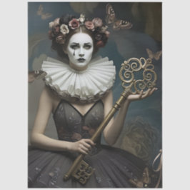 decoupage Dark Poetic Imagery Tissuepapier