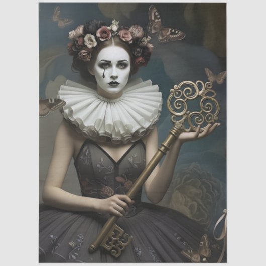 decoupage Dark Poetic Imagery  Tissuepapier (Voorkant)