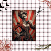Decoupage Dark Steampunk Skeletal Circus Tissuepapier