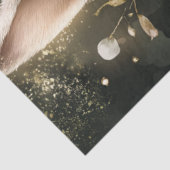 Decoupage Delicate Easter Rabbit Floral Design Tissuepapier (Detail)