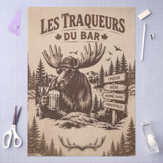 Découpage des Traqueurs Tissuepapier (Craft)