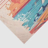 Decoupage Desert Cactus Illustratie Tissuepapier (Detail)