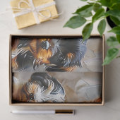 Decoupage Dierenfoto voor dierenarts's Kantoor Tissuepapier (Geschenk)