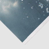 Decoupage Digital Art Zee Schildpad in de oceaan Tissuepapier (Detail)