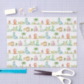 Decoupage Dinosaur Verjaardagsfeest Baby shower Tissuepapier (Craft)