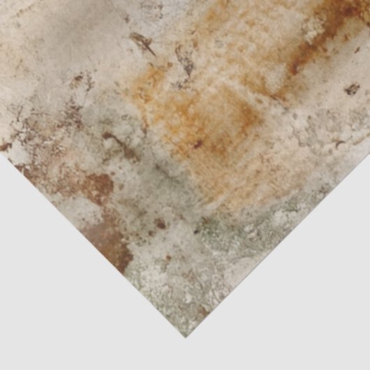 Decoupage Distressed Faux Finish Tissuepapier (Detail)