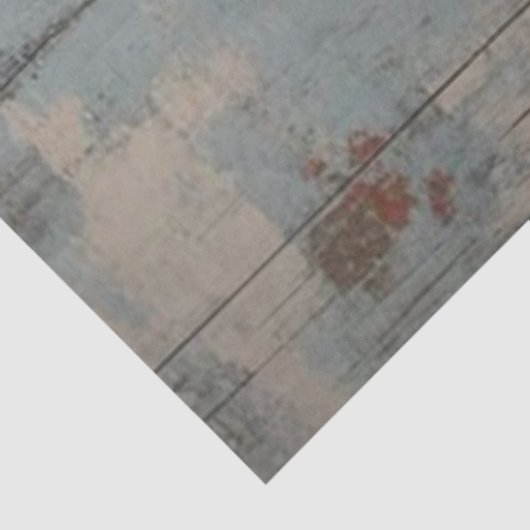 Decoupage Distressed Light Blue Chipped Achtergron Tissuepapier (Detail)