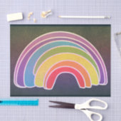 Decoupage donkere regenboog tissuepapier (Craft)
