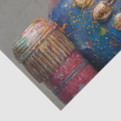 Decoupage Dot Drop Duo Bubblegum Nutcrackers  Tissuepapier (Detail)