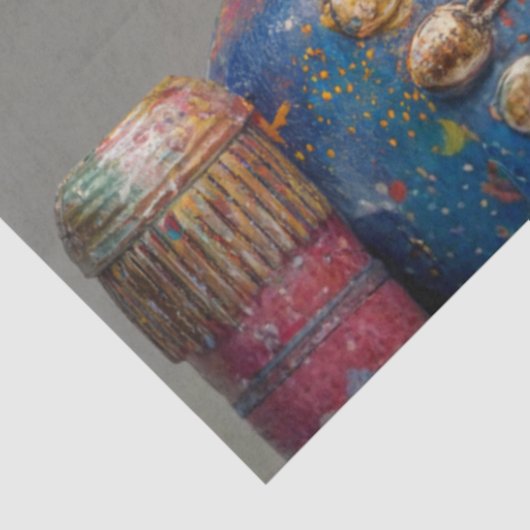 Decoupage Dot Drop Duo Bubblegum Nutcrackers  Tissuepapier (Detail)