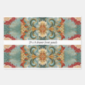 Decoupage Drawer Front 29x8 Mixed Media  Inpakpapier Vel (Voorkant 3)