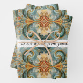 Decoupage Drawer Front 29x8 Mixed Media  Inpakpapier Vel (In situ)