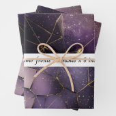 Decoupage Drawer Fronts 29x8 Geometric Cosmic Inpakpapier Vel (In situ)