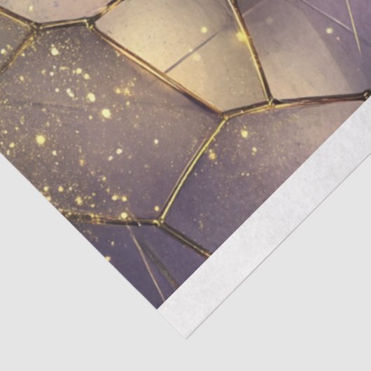 Decoupage Drawer Fronts 29x8 Geometric Cosmic  Tissuepapier (Detail)