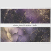 Decoupage Drawer Fronts 29x8 Geometric Cosmic  Tissuepapier (Voorkant)