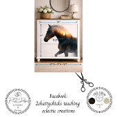 Decoupage Dubbele Belichting Rustieke Paard Wandde Tissuepapier