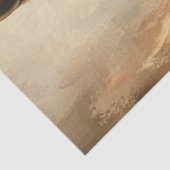 Decoupage Duitse herder poseren portret Tissuepapier (Detail)