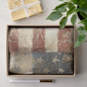 Decoupage Eagle Flag Soaring In Spirit 4th July Tissuepapier (Geschenk)