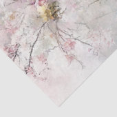 Decoupage Easter Egg Konijnenstand met Bloemen Tissuepapier (Detail)