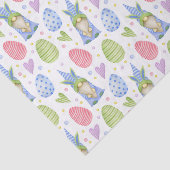 Decoupage Easter Gnome Bunny Tissuepapier (Detail)