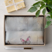 Decoupage  Easter Red Truck Bunny in het veld Tissuepapier (Geschenk)