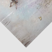 Decoupage  Easter Red Truck Bunny in het veld Tissuepapier (Detail)