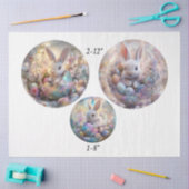 Decoupage Easter Spring 12" & 8" Rounds  Tissuepapier (Craft)