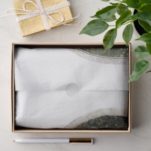 Decoupage Easter Storybook Forest 12" & 8" Circles Tissuepapier (Geschenk)