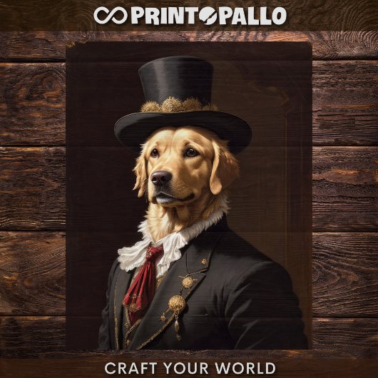Decoupage - Edele Gouden Retriever - Tissuepapier