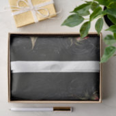 Decoupage - Een enkele roze roos op zwart - Tissuepapier (Geschenk)