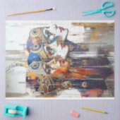 Decoupage Egyptische robot Vrouw portretten Tissuepapier (Craft)