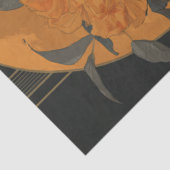 Decoupage Elegant Lady in Halloween Herfst Kleding Tissuepapier (Detail)