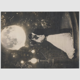 Decoupage Elegant Paar Dansen in Moonlight Tissuepapier