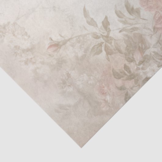 Decoupage Elegante  Giraffe in Antiek Jurk Tissuepapier (Detail)