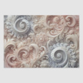 Decoupage Elegante Gradiënt Pastel Kant Patroon Tissuepapier (Voorkant)
