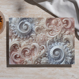 Decoupage Elegante Gradiënt Pastel Kant Patroon Tissuepapier