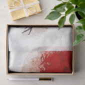 Decoupage Elegante Japanse Kraan & Rode Zon Tissuepapier (Geschenk)