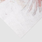 Decoupage Elegante Japanse Kraan & Rode Zon Tissuepapier (Detail)