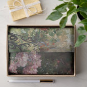 Decoupage Elegante Lady Garden Black Poedel Tissuepapier (Geschenk)