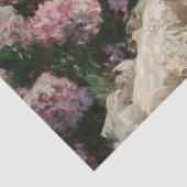 Decoupage Elegante Lady Garden Black Poedel Tissuepapier (Detail)