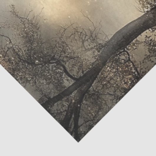 Decoupage Enchanted Forest Castle Roemenië Tissuepapier (Detail)