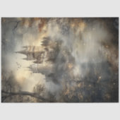 Decoupage Enchanted Forest Castle Roemenië Tissuepapier (Voorkant)