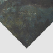 Decoupage Enchanted Forest Girl and White Rabbit  Tissuepapier (Detail)