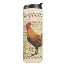 Decoupage Ephemera Boerderij Schuur Rooster