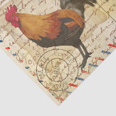 Decoupage  Ephemera Boerderij Schuur Rooster Tissuepapier (Detail)