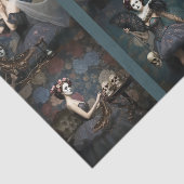 Decoupage/Ephemera Sheet Vitnage Gothic Style Seid Tissuepapier (Detail)